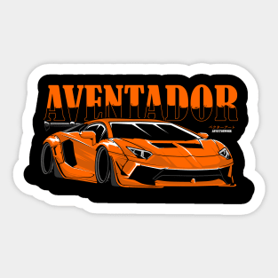 aventador tshirt Sticker